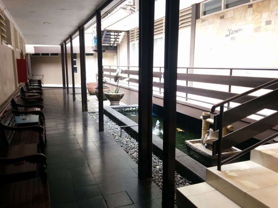 Hotel corridor